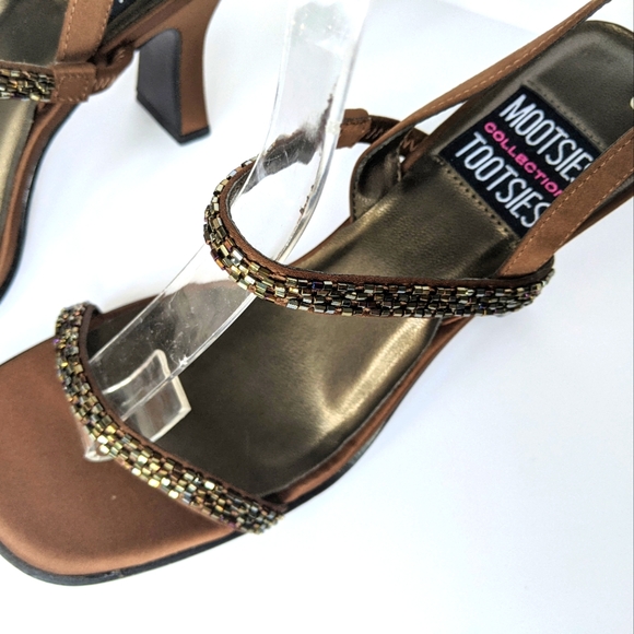 Mootsie Tootsies Collection Cantina Beaded Strap Sandals, 6 - Picture 8 of 9
